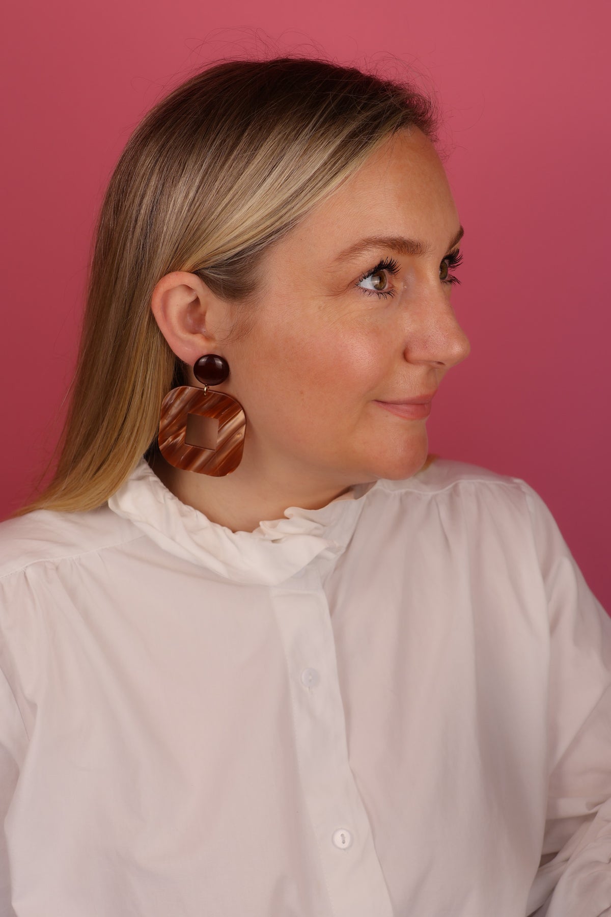 Boucles Alma - Chocolat