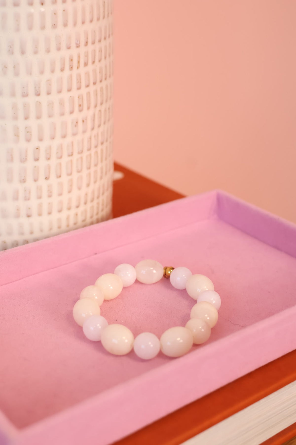 Bracelet Gabin- Blanc et crème