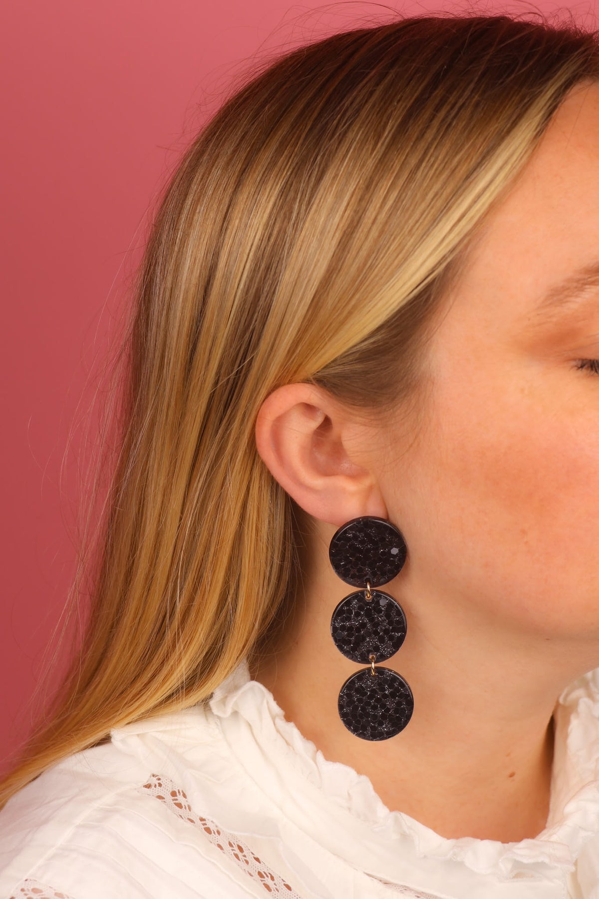 Boucles d’oreilles Sienna - Bleu Nuit