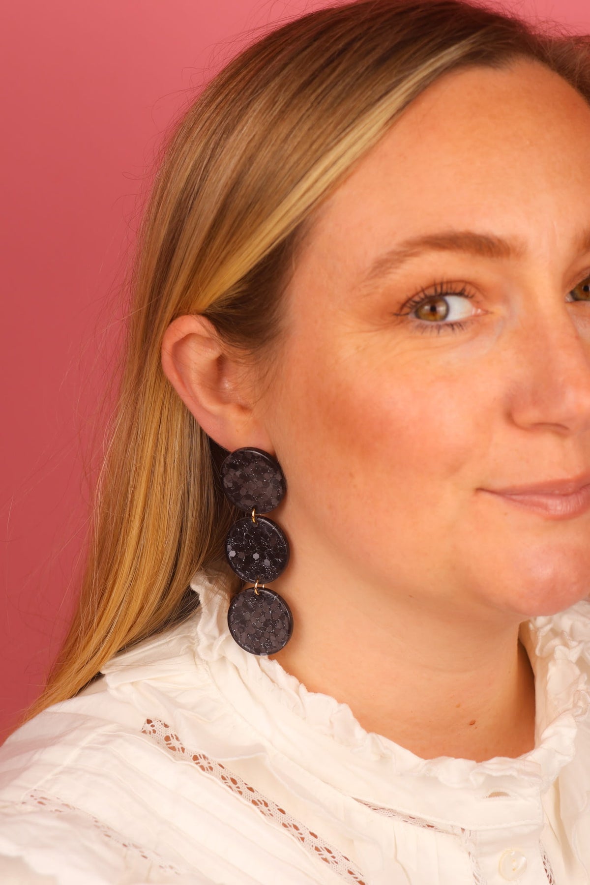 Boucles d’oreilles Sienna - Bleu Nuit